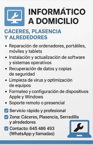 Servicios Informáticos a Domicilio