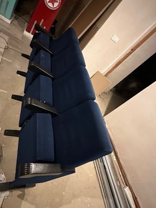 Butacas de cine azul