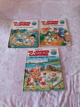 Se vende lote de 3 libros de los jóvenes castores 
