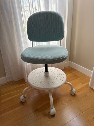 Silla de escritorio infantil azul