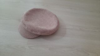 Gorra visera beige/rosa