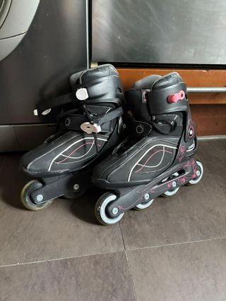 Patines en línea negros talla 40/41