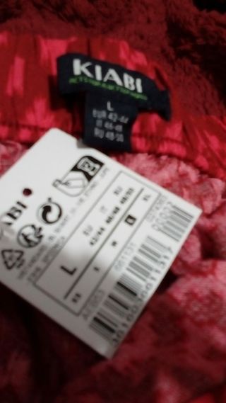 Falda nueva Kiabi rojo y rosa