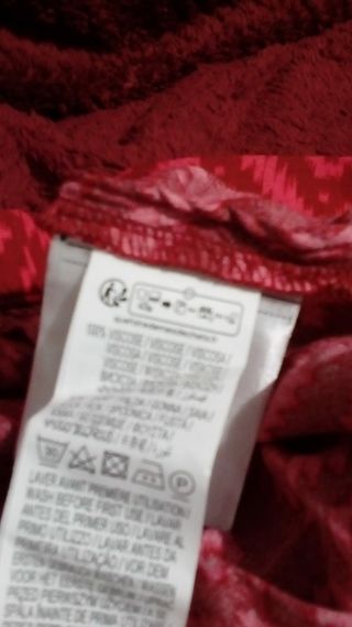 Falda nueva Kiabi rojo y rosa