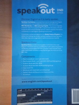 LIBRO DE INGLES, SPEAKOUT INTERMEDIATE 2 EDICIÓN