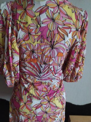 Blusón de viscosa estampado floral