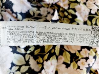 Vestido floral Zara T.M