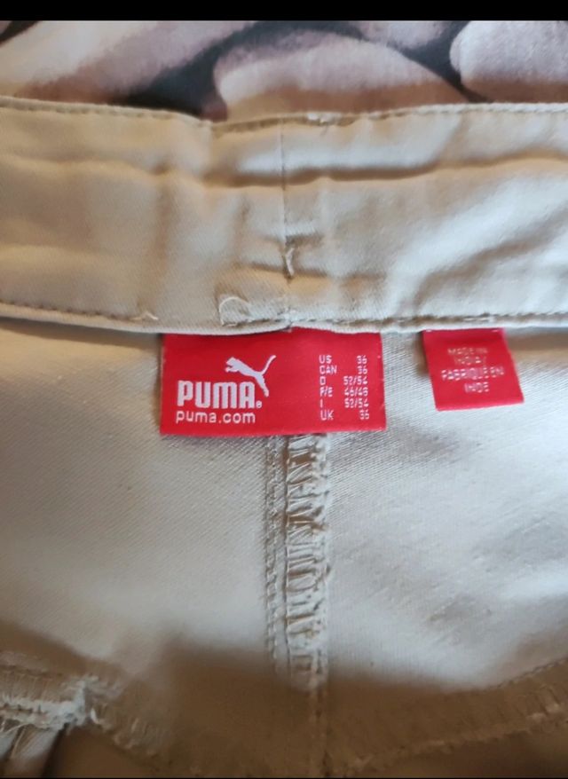 Pantalón corto Puma beige hombre