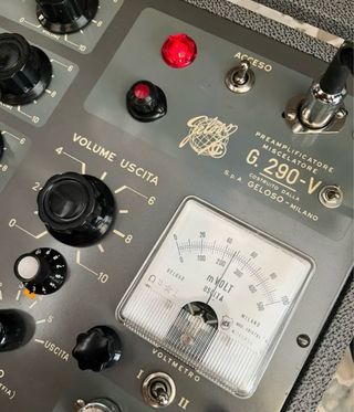 Geloso G290V preamplificatore miscelatore vintage
