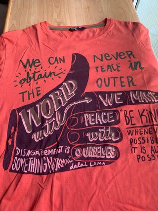 Lote 2 camiseras de manga larga con dibujo.