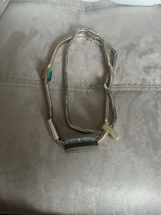 Collar Bimba y Lola dorado y plateado