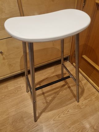 Taburete alto Ikea blanco