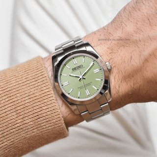 Seiko NH35 Automático Oyster Perpetual Pistacho