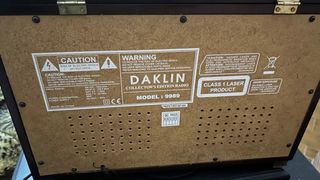 Radio CD Retro Daxlin Marrón