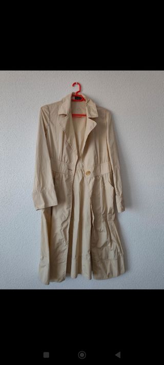 Gabardina Beige Mujer