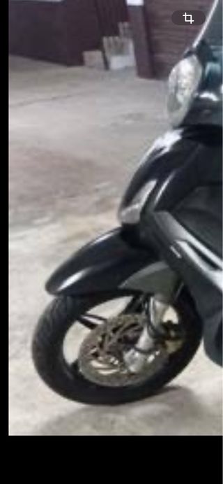 Guardabarros Piaggio Beverly 350 Negro Mate