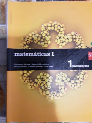 Matemáticas I. 1 Bachillerato. Savia