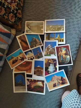 15 Postales Egipto Antiguo+ Libro guía