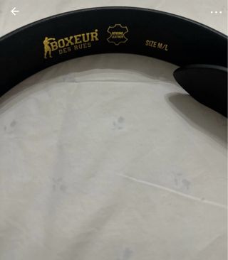 Cintura Boxeur des Rues nera taglia M/l