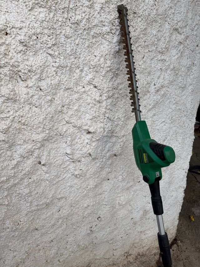 Cortasetos eléctrico telescópico