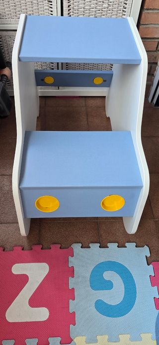 Escritorio infantil  en forma de coche. 