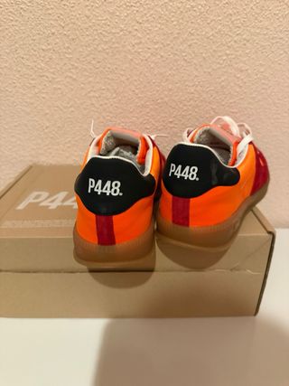 Zapatillas P448 Naranja y Rojo