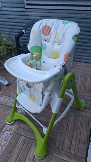 Trona infantil con estampado de jirafas