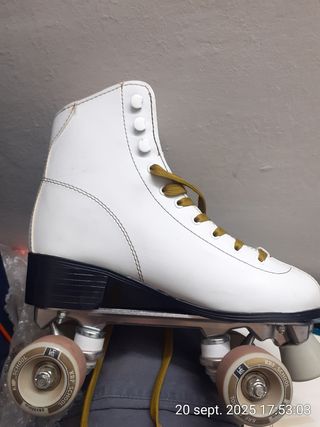 Patines Artísticos Blancos KRF SCHOOL incl Bolsa