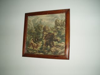 Varios cuadros antiguos de animales