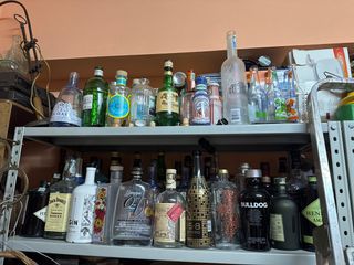 Bottiglie vuote per collezione: Gin, Grappa, ecc.