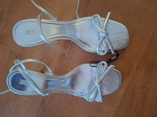 Sandalias ZARA Plata