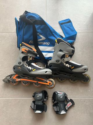 Patines en línea y protecciones