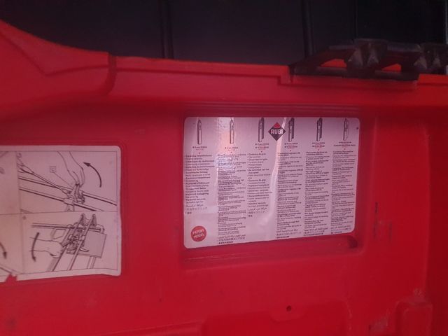 Cortador Cerámico Manual Rubi TR 600