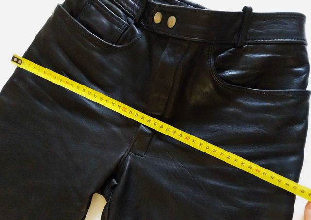 Pantalones de cuero fuerte moto mujer Talla S