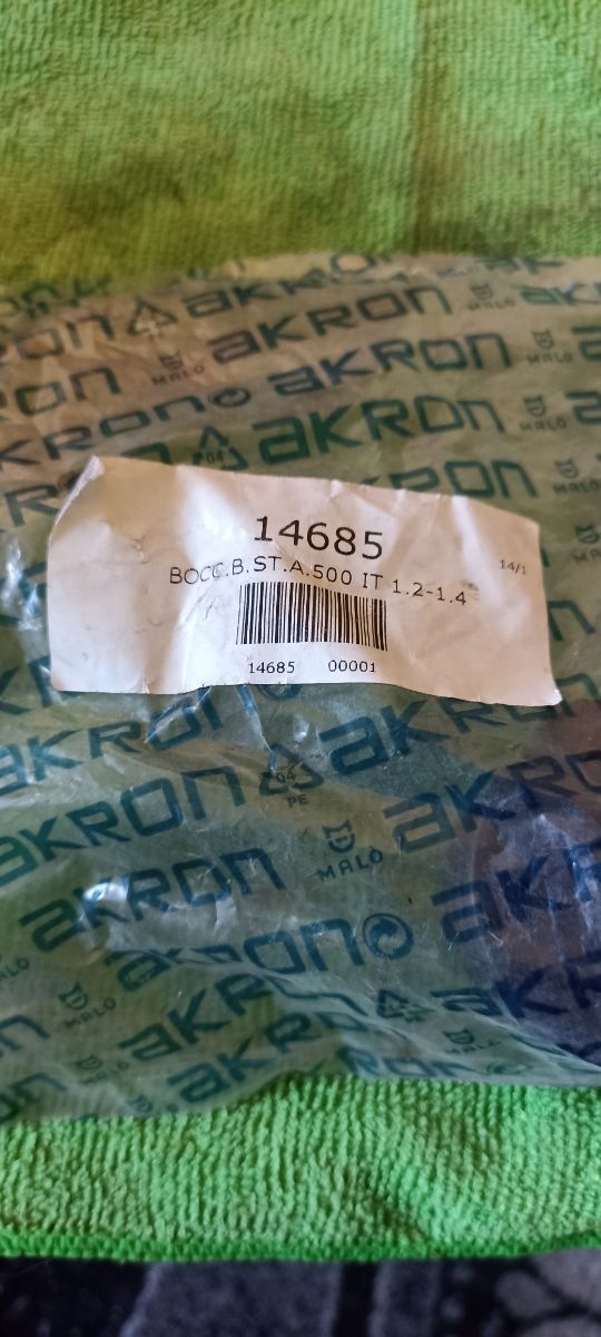 Coppia Gommine Barra Stabilizzatrice Ant. Fiat 500