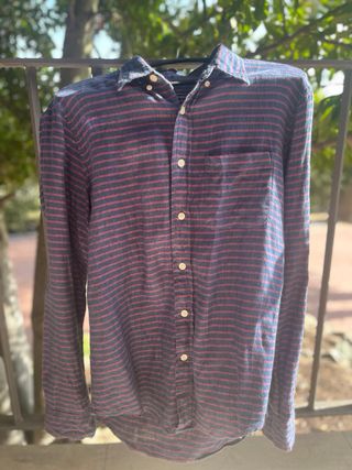 Camisa Lino Abercrombie & Fitch Talla L
