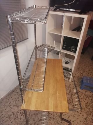 Escritorio / Mesa Ordenador Madera y Metal