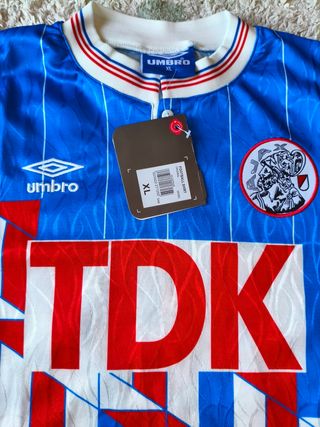 Camisa de Futebol Umbro TDK Azul Vermelha