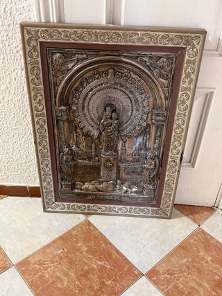 Cuadro Decorativo Metálico antiguo