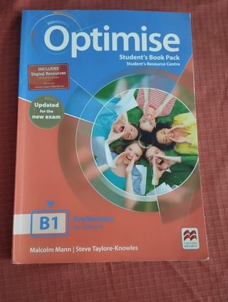 Libro Optimise B1 Student's Book Pack