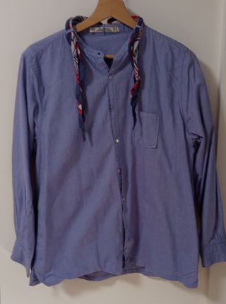 Camisa Zara Talla XL Azul