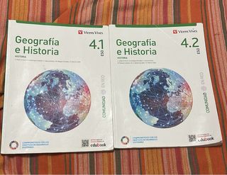 Libros Geografía e Historia 4.1 y 4.2 ESO