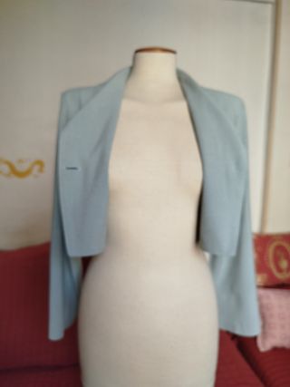 Bolero Vintage Gris Azulado Talla 44