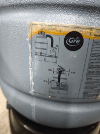 Filtro de arena para piscina