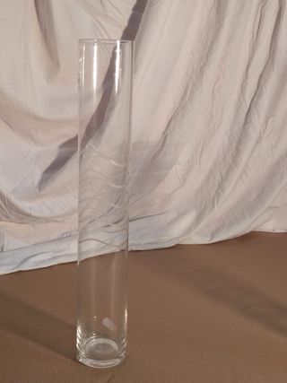 Jarrones de cristal transparentes