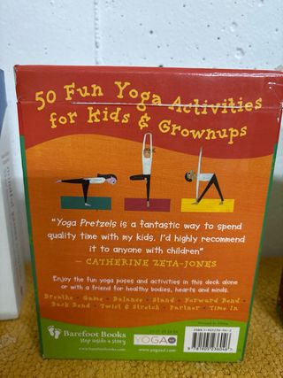 Juegos de cartas de mindfulness y yoga en inglés