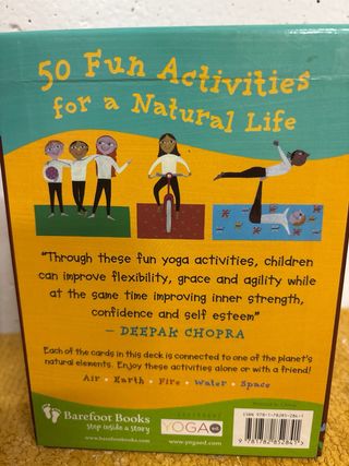 Juegos de cartas de mindfulness y yoga en inglés