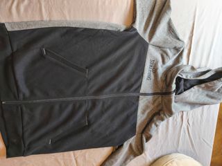 Conjunto chándal Spalding hombre gris y negro