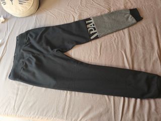 Conjunto chándal Spalding hombre gris y negro