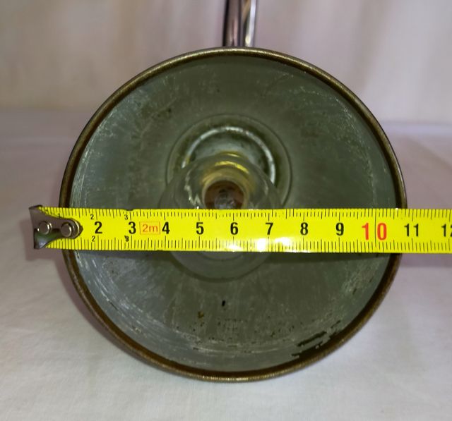 Candeeiro de mesa prateado